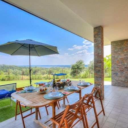Villa Teresa Apt Lake Garda View - Happy Rentals Сояно дел Лаго Екстериор снимка
