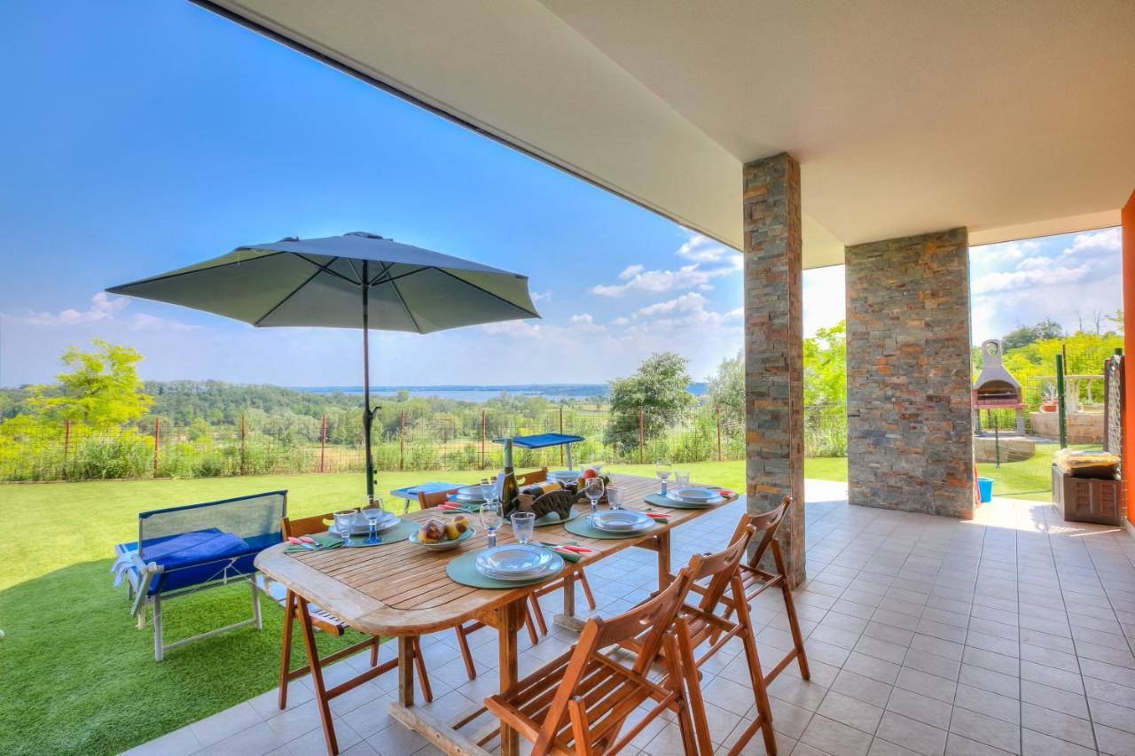 Villa Teresa Apt Lake Garda View - Happy Rentals Сояно дел Лаго Екстериор снимка