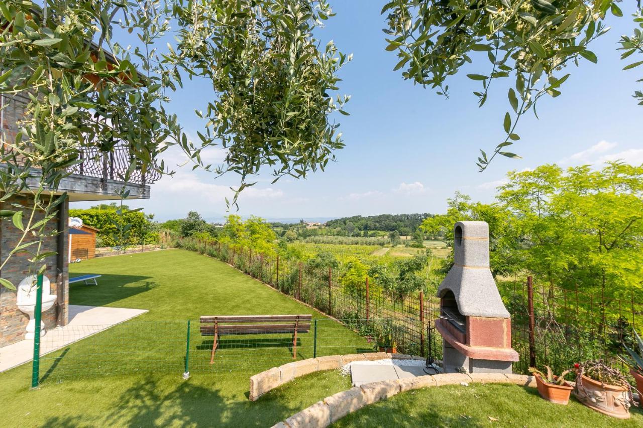 Villa Teresa Apt Lake Garda View - Happy Rentals Сояно дел Лаго Екстериор снимка