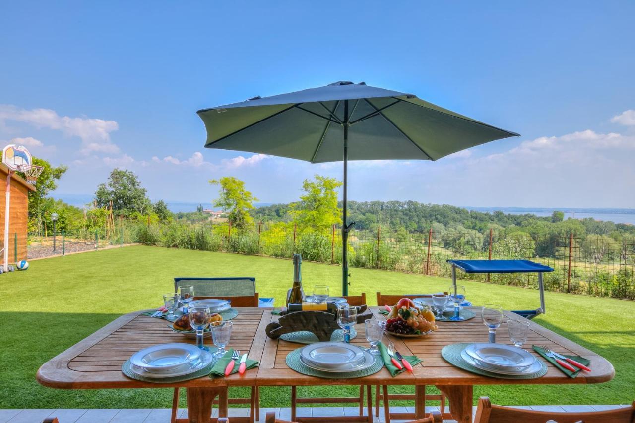 Villa Teresa Apt Lake Garda View - Happy Rentals Сояно дел Лаго Екстериор снимка